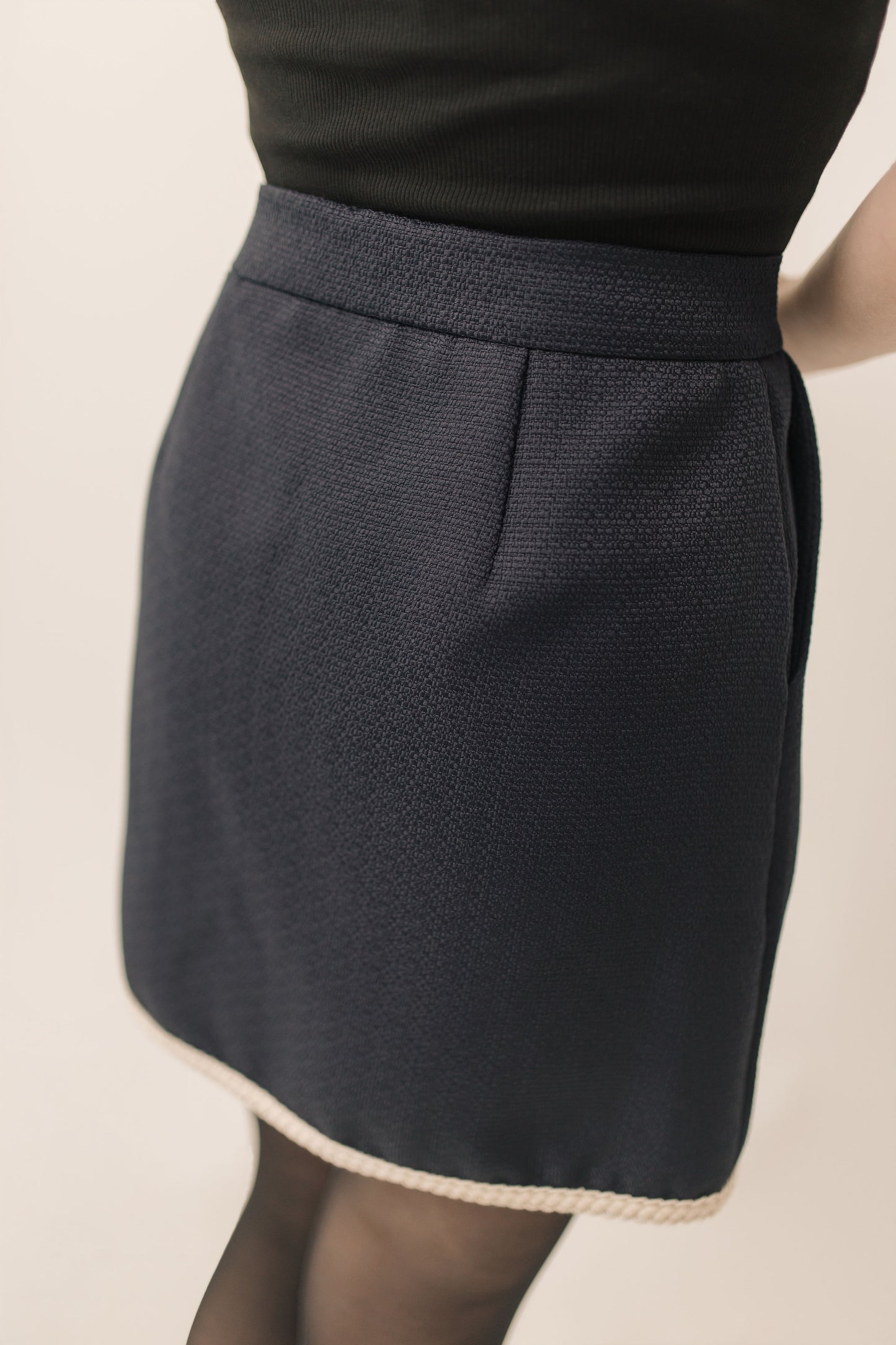 Navy Blue Skirt