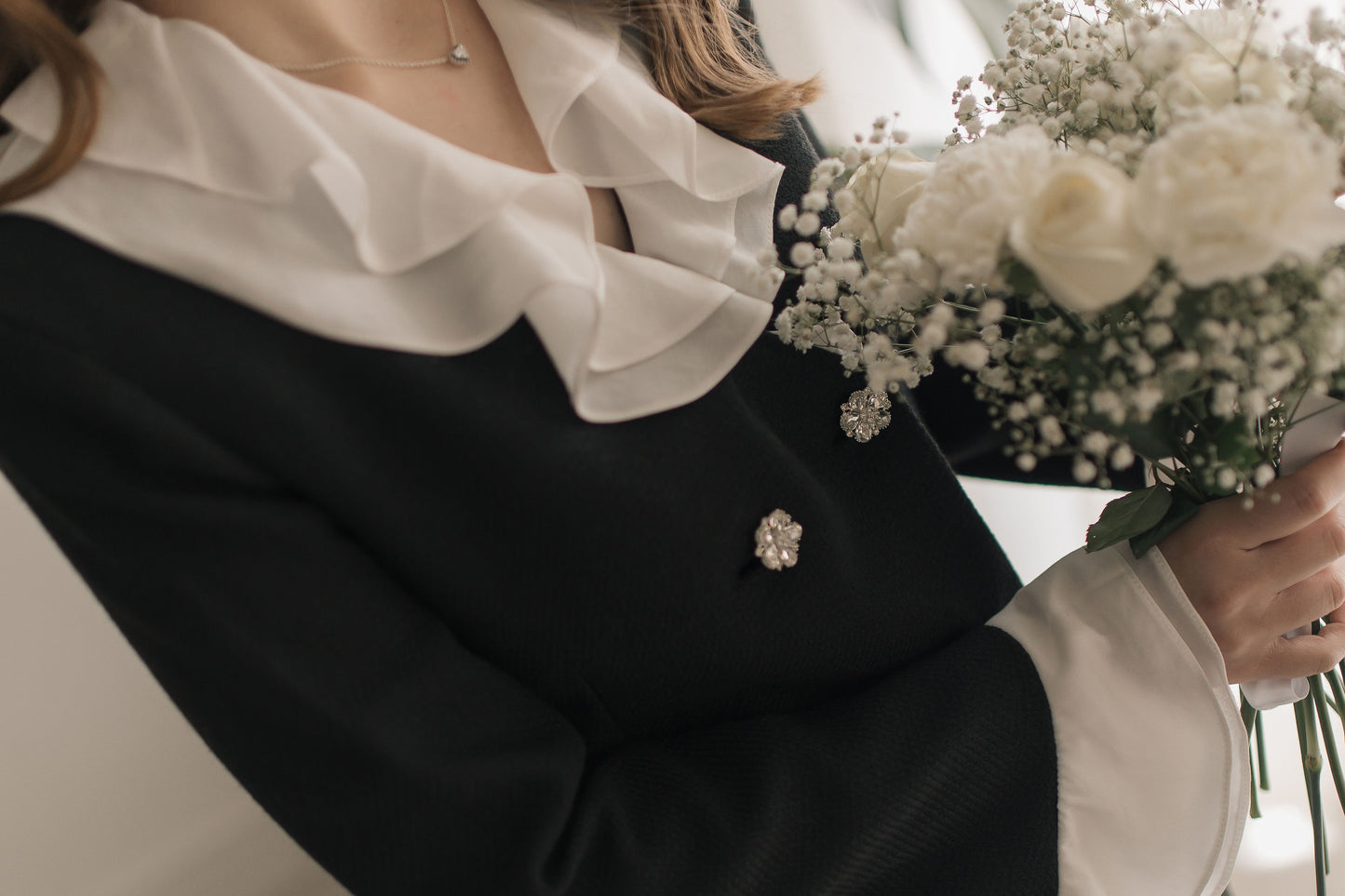 Black Tweed Blazer Dress