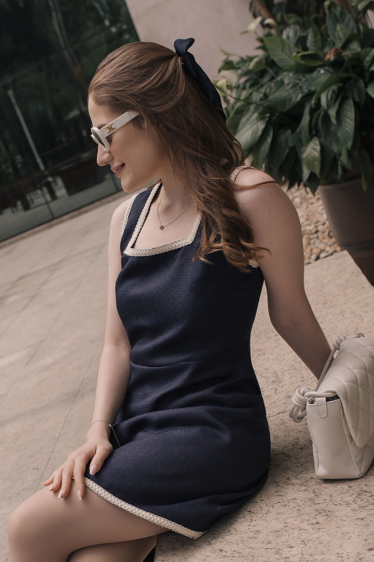 Navy Blue Dress