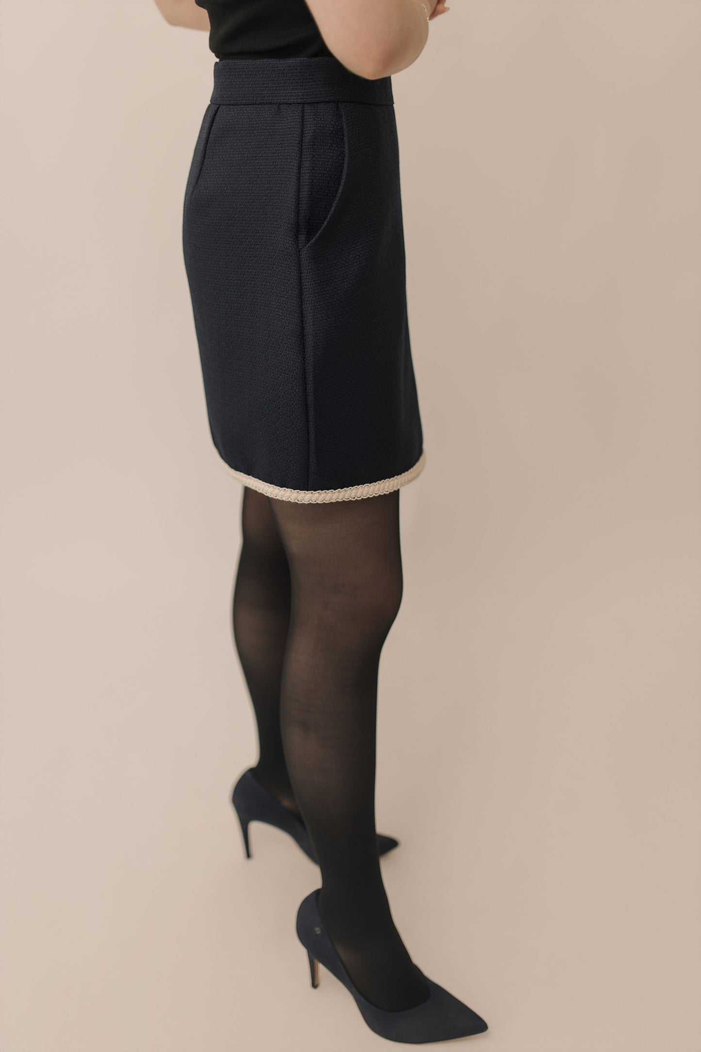 Navy Blue Skirt